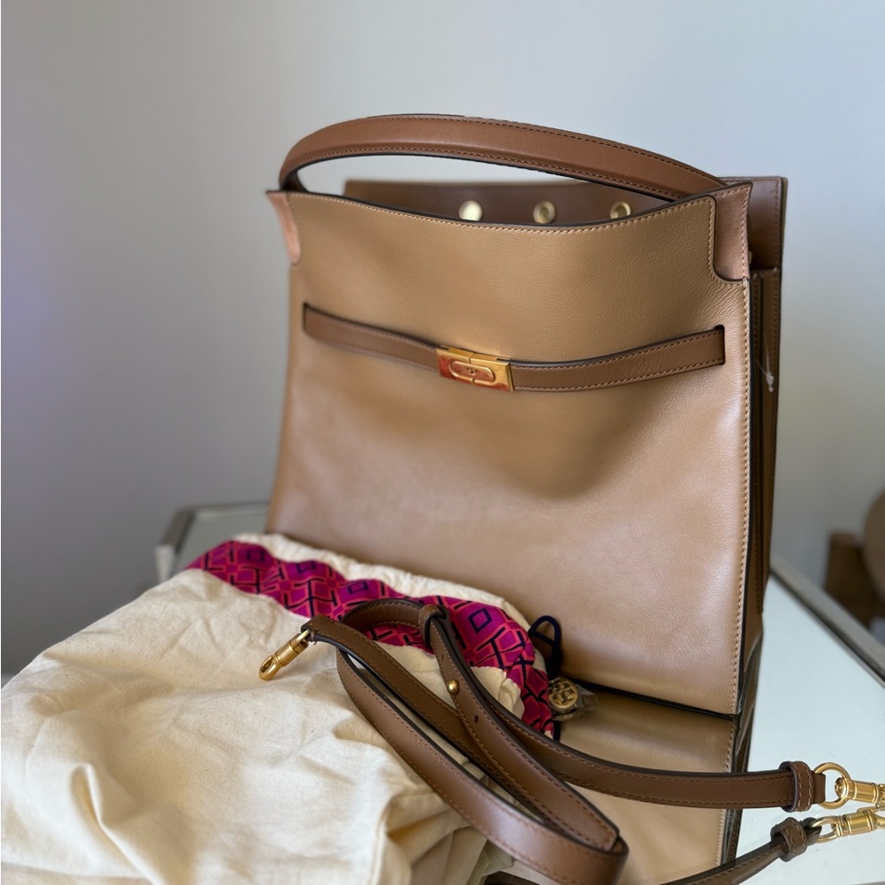 Tory Burch tan leather double bag - Picture 10 of 14